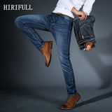 New Fashion Four Season Jeans Men High Quality Brand Denim Trousers Slim Stretch Straight Men Pants Large Big Size Plus 28-40