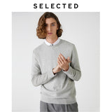 SELECTED Men's New Cotton Blend Long-sleeved Winter Pullovers Round Neck Sweater S | 419324519