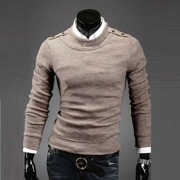 Zogaa 2019 New Business Casual Men's Sweater Pullovers Cotton Casual  Full Sleeve Sweater Size S- XXL Mens Sweaters 2019